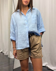 Camicia Puro Lino Donna Dixie Art. C682A166