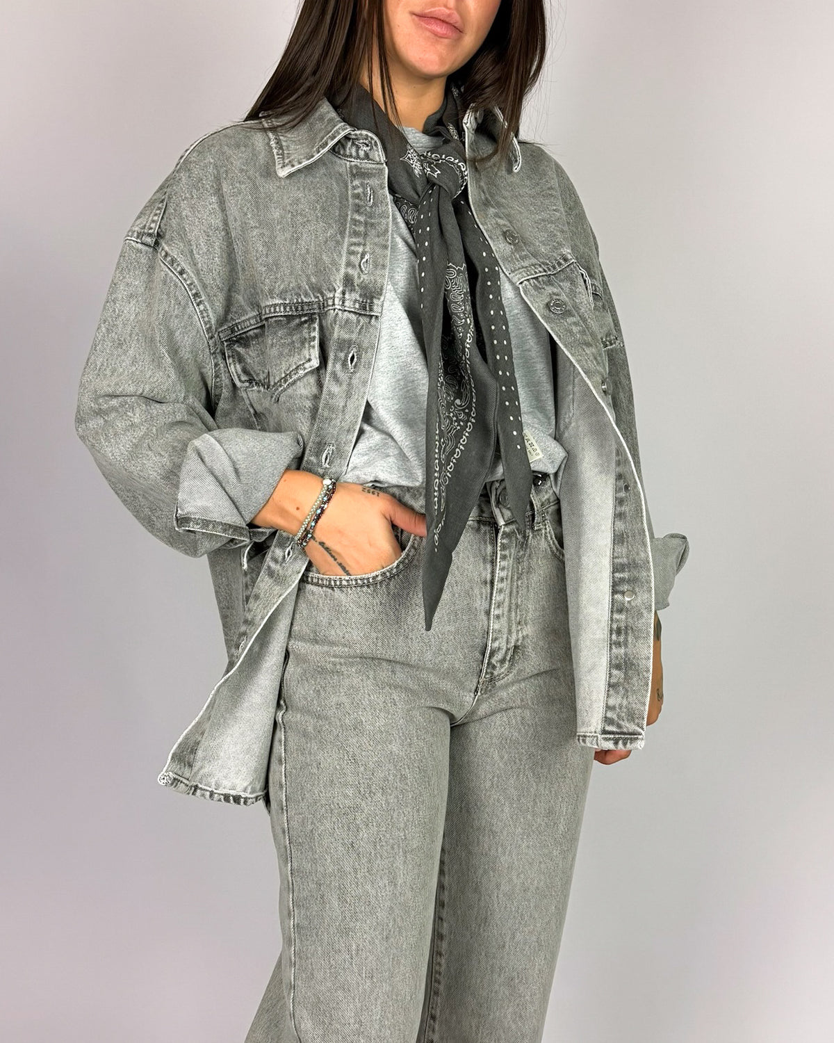 Camicia Oversize Denim HaveONE Donna Art. CGZ-R028