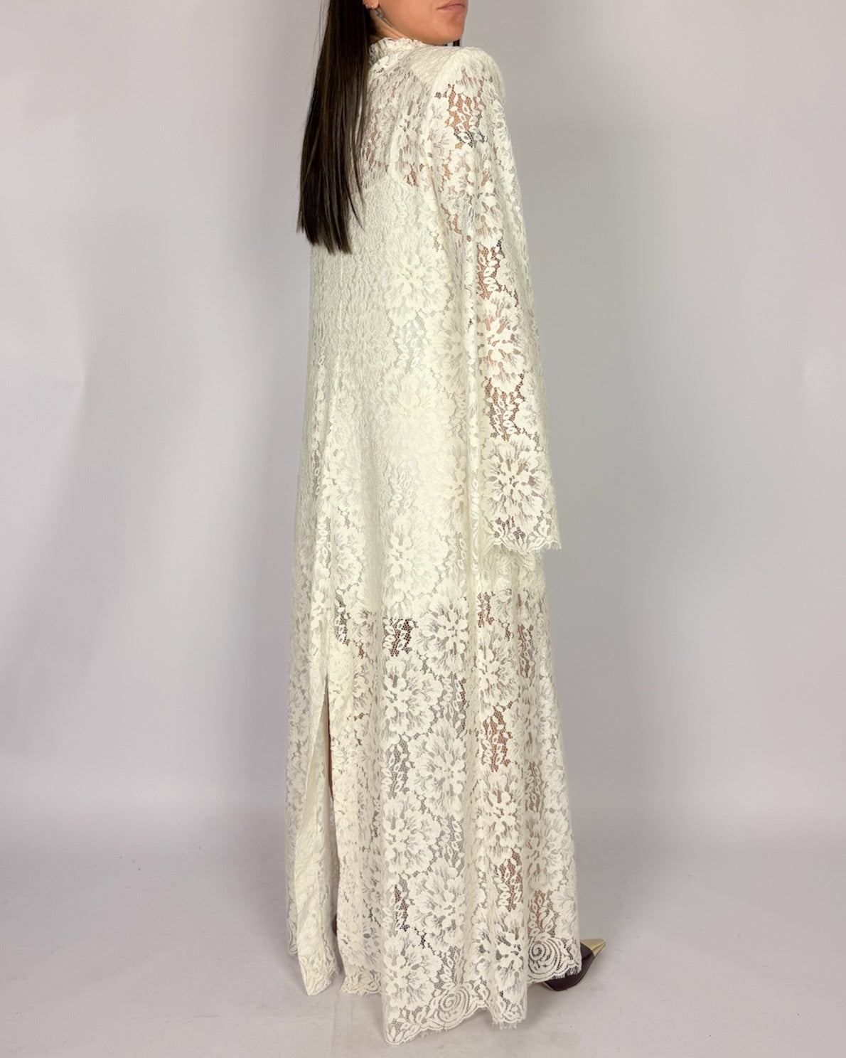 Abito Lungo Pizzo Tensionein Donna Art. W26XA15