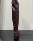 Stivale Alto 100% Vera Pelle Semicouture Donna Art. Y5WZ45