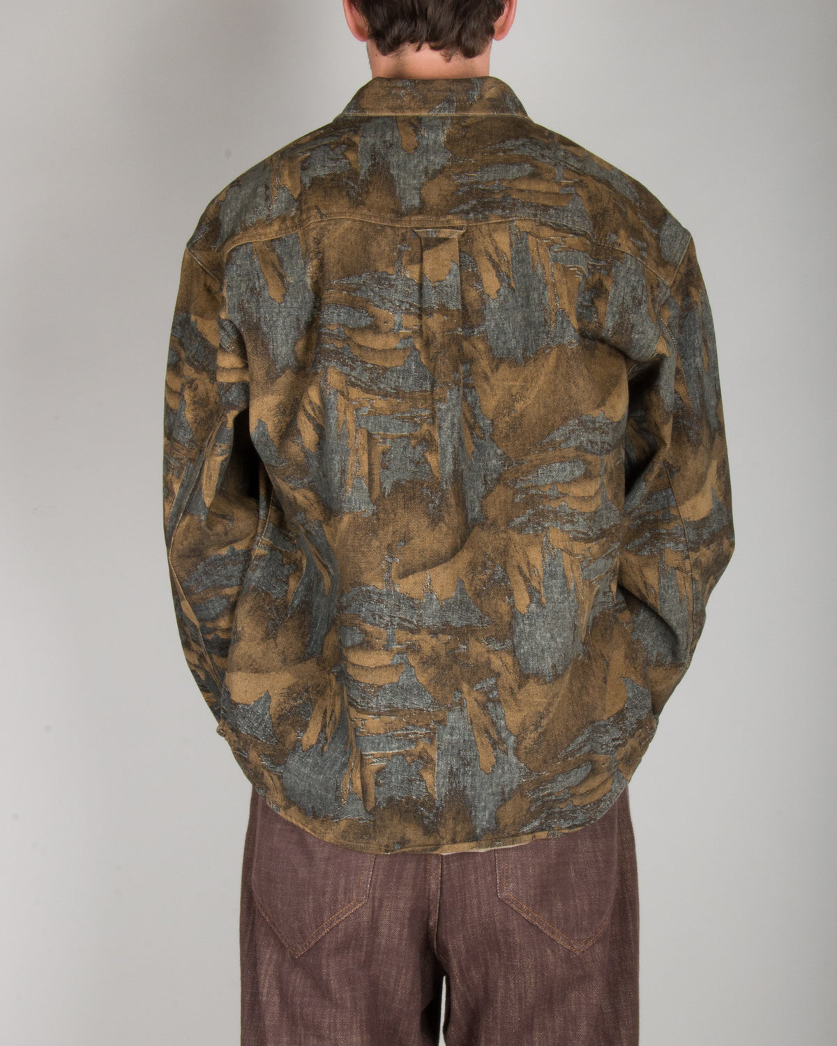 Overshirt Denim in Fantasia Double Label Gianni Lupo Art. GLW118G