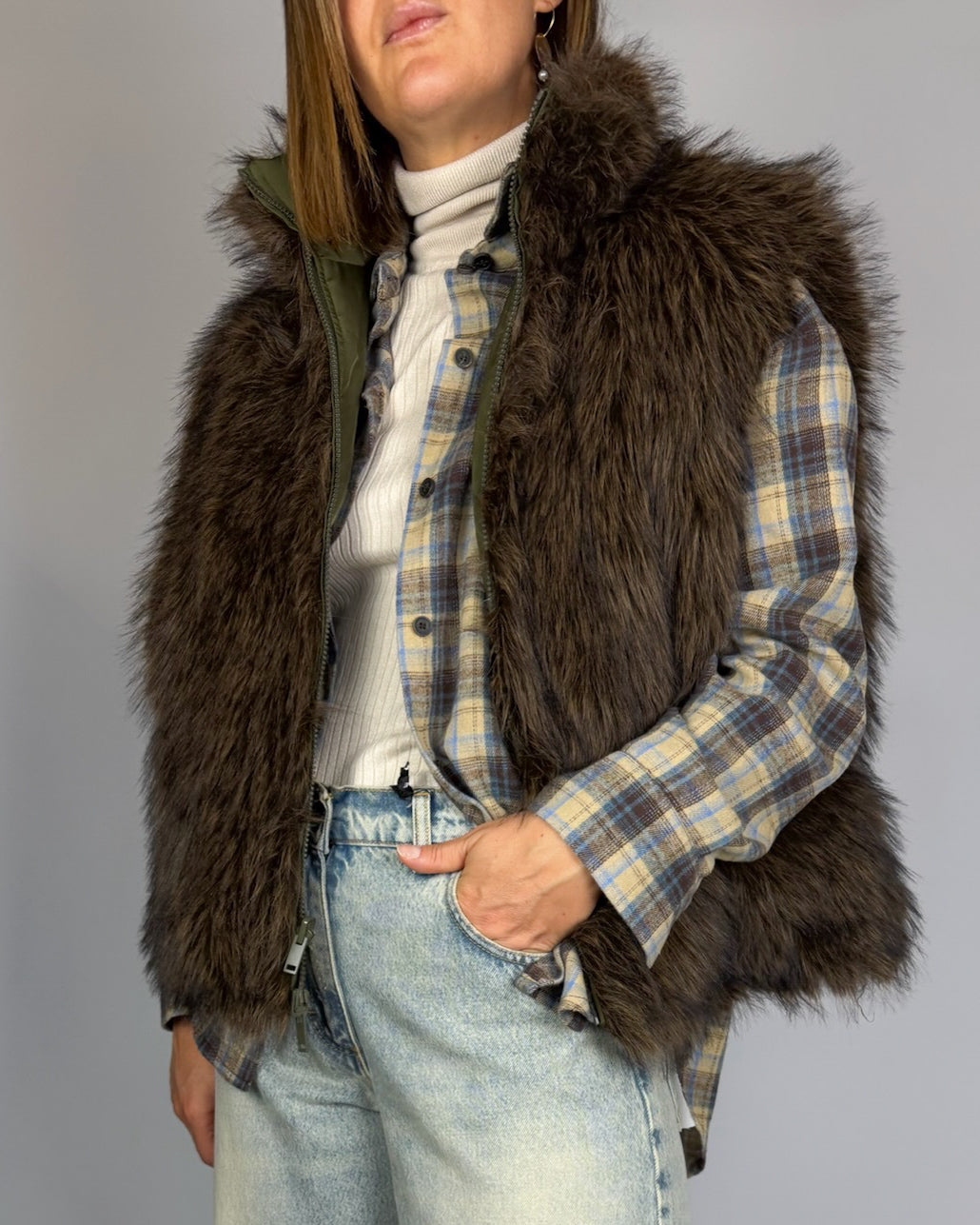 Gilet Ecopelliccia Eleh Donna Art. EFW260129