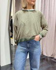 Maglia Riga Manica Corta Motel Donna Art. P25/XL24264/A