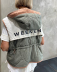 Gilet Imbottito Tela Antigoccia Levante Weekend MaxMara Donna Art. 2525296021600