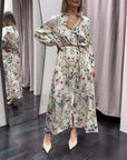 Abito Lungo Fiori 100%VI Motel Donna Art. S25A791
