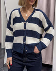 Cardigan Rigato Susy Mix Donna Art. M91043