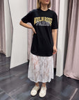 Abito Scritta Gonna Pizzo Susy Mix Donna Art. SH001446