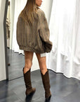 Bomber + gonna pied de pull