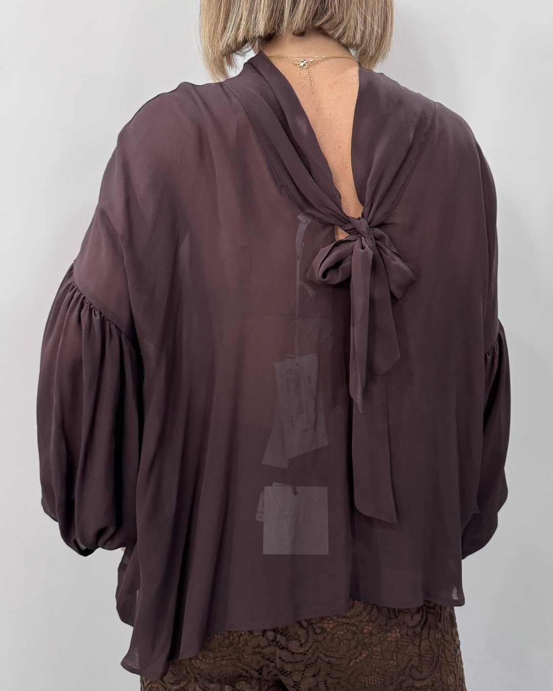 Camicia Over Fiocco  Donna Imperial Art. CMG6IFC - 1921 Store