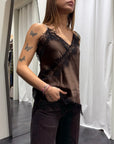 Top Assimmetrico Pizzo Susy Mix Donna Art. C81635
