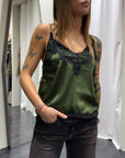 Top Assimmetrico Pizzo Susy Mix Donna Art. C81635