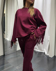Completo Maglia+Pantalone Frangia Susy Mix Donna Art. 3418511767