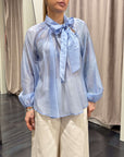 Camicia Fiocco Susy Mix Donna Art. BL15301