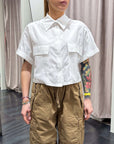 Camicia Crop Tasca Susy Mix Art. CM0597