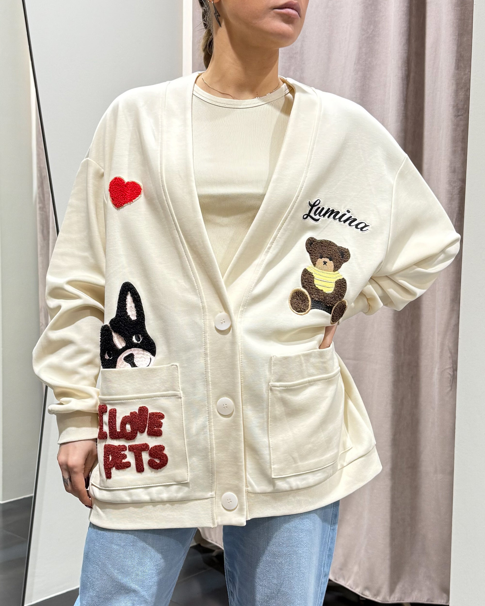 Cardigan Orso Lumina Donna Art. LUM/LD2249