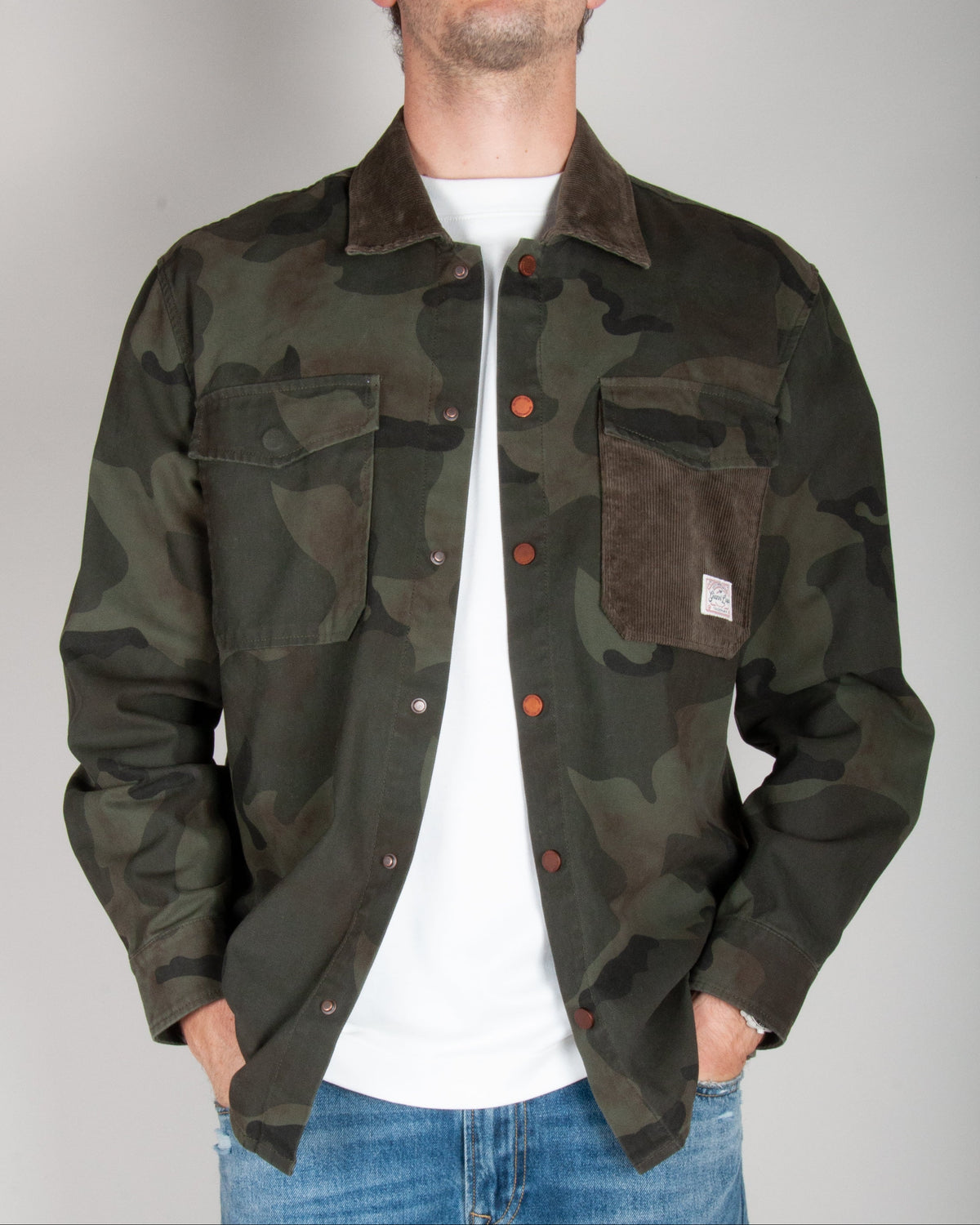 Overshirt Camouflage Gianni Lupo Uomo Art. GL5258BD