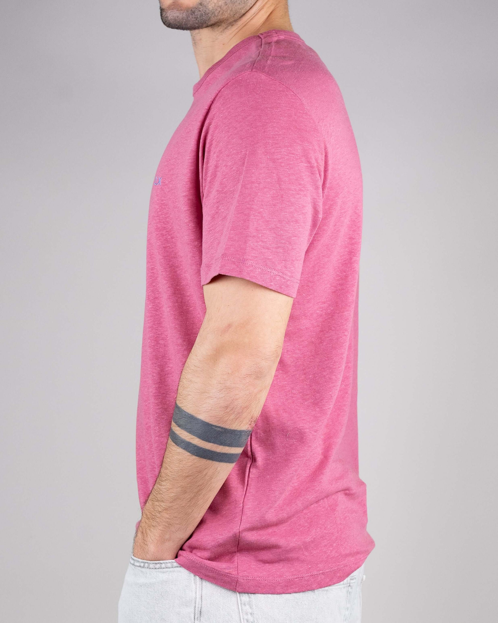 T-shirt Jersey Linen Sun68 Uomo Art. T35132