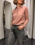 Polo in Maglia 100%Lana Merinos Tensionein Donna Art. MLN23