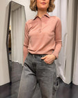 Polo in Maglia 100%Lana Merinos Tensionein Donna Art. MLN23