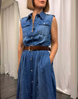 Abito Lungo Chambray  Susy Mix Donna Art. S26M684