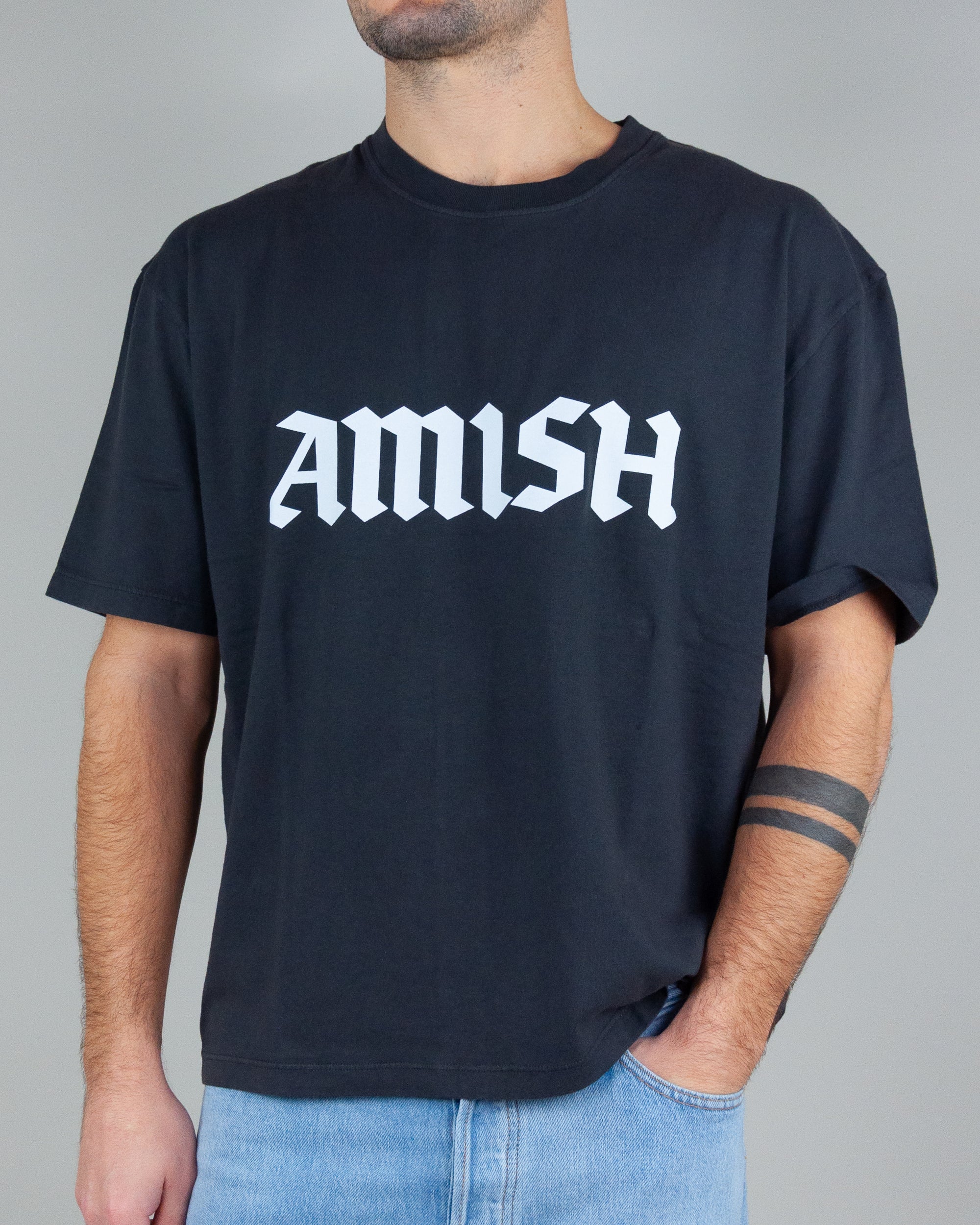 T-shirt Amish Gothic Logo Art. AMU131CL100304