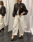 Bomber Ecopelle Intreccio  Tensionein Donna Art. S26J761
