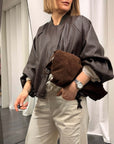 Bomber Ecopelle Intreccio  Tensionein Donna Art. S26J761