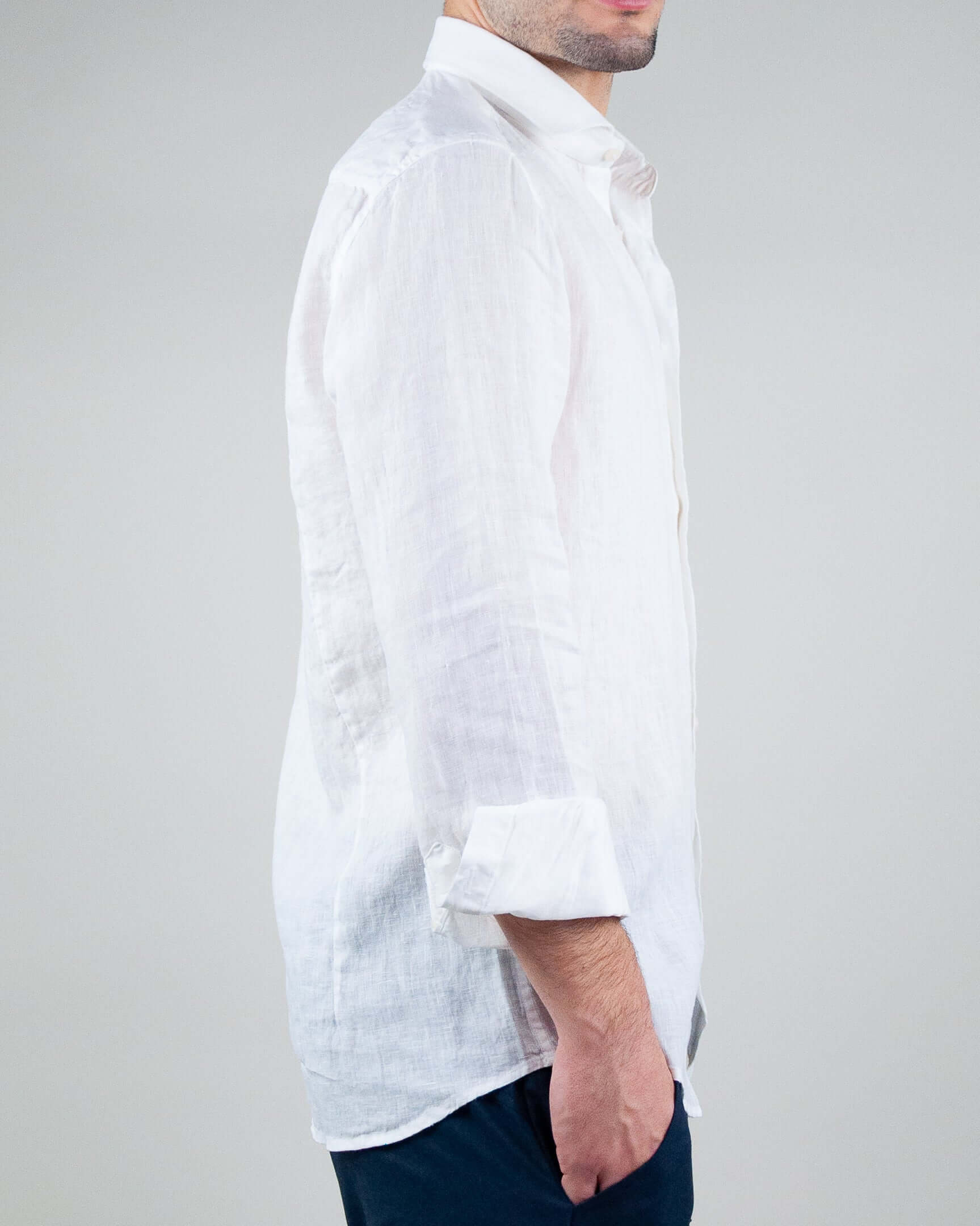 Camicia Bastoncino Lino Art. B050-1