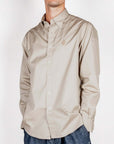 Camicia Botton Down Cotone Amish logo ricamato, modello in cotone 100%, camicia botton down cotone ricamata.