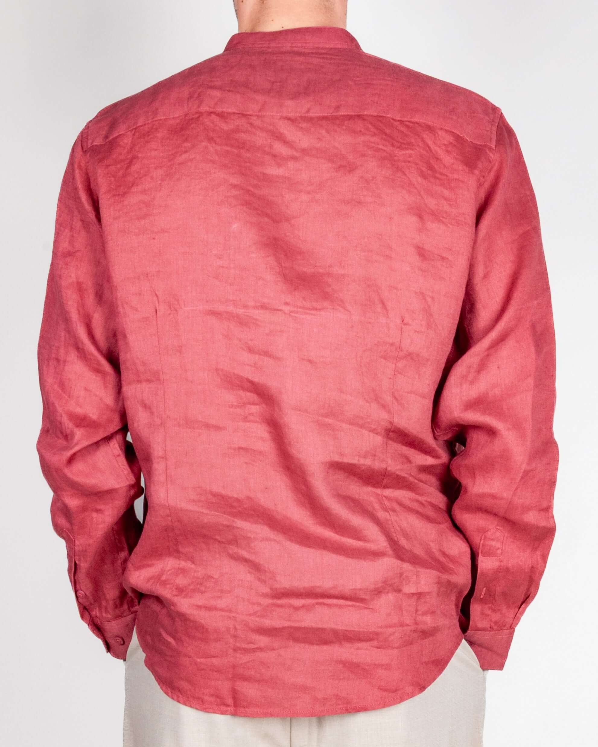 Camicia coreana Puro Lino Gianni Lupo Art. GL7620S-S26