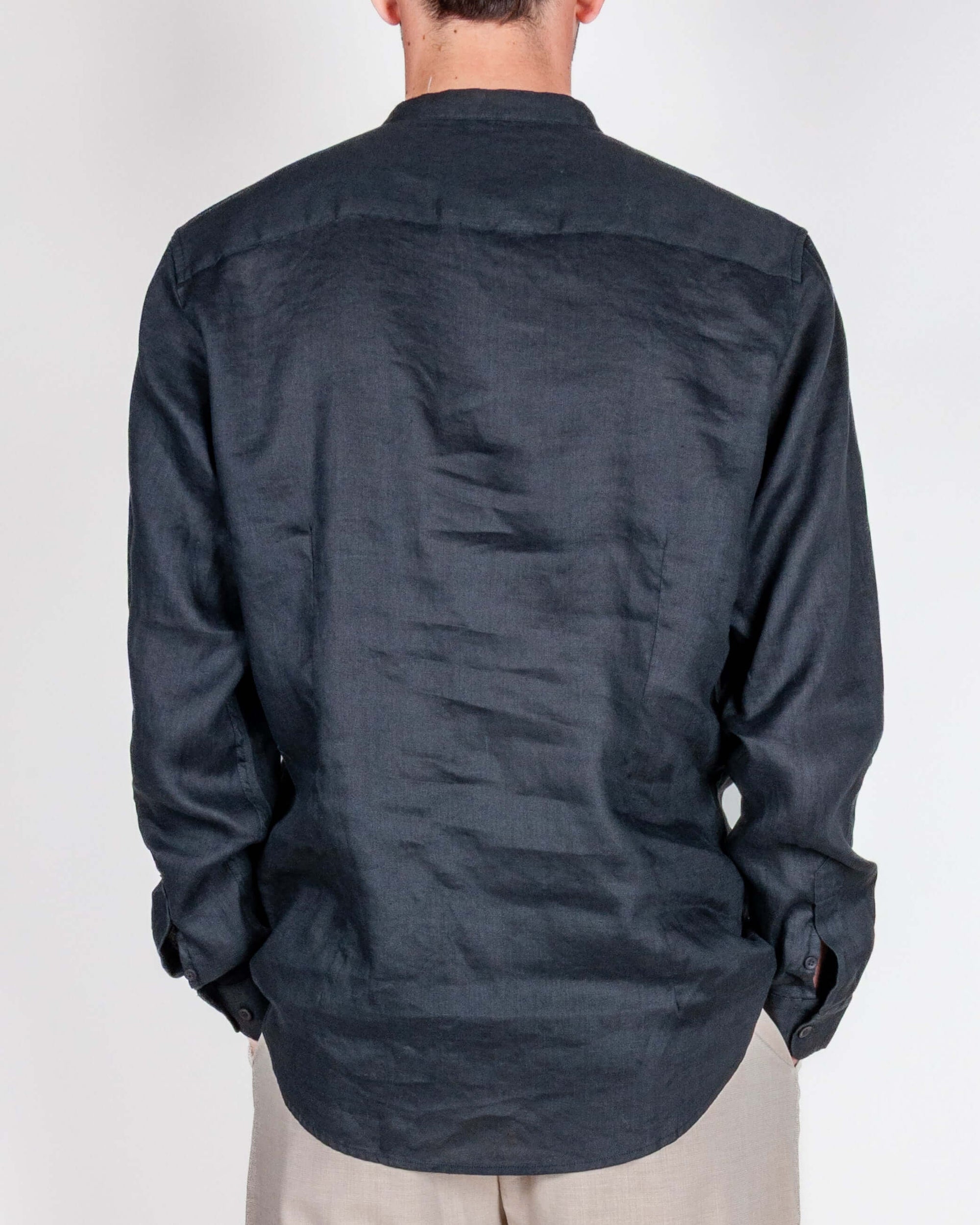 Camicia coreana Puro Lino Gianni Lupo Art. GL7620S-S26