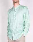 Camicia coreana Puro Lino Gianni Lupo Art. GL7620S-S26