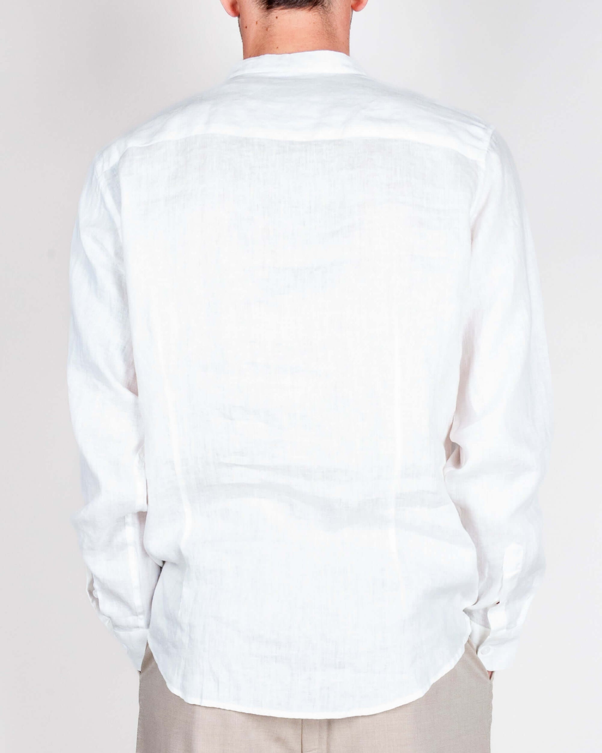 Camicia coreana Puro Lino Gianni Lupo Art. GL7620S-S26