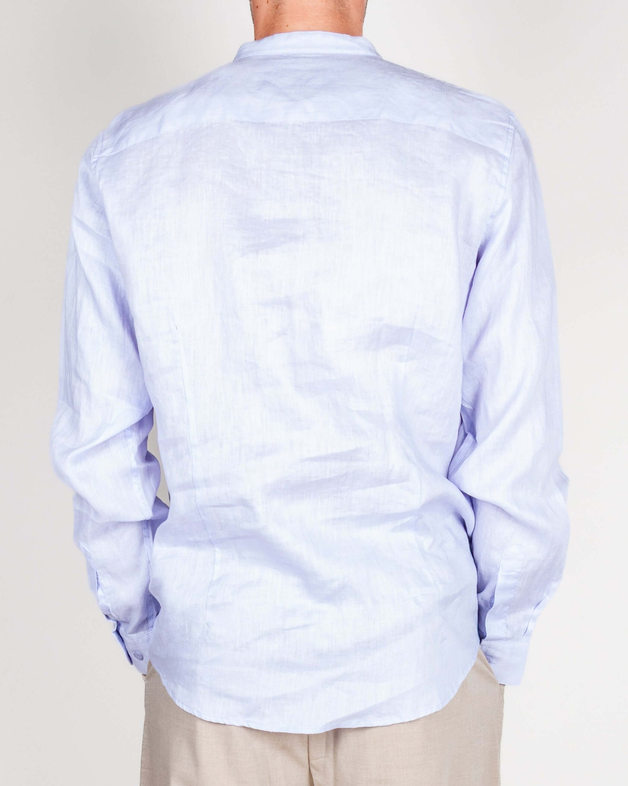 Camicia coreana Puro Lino Gianni Lupo Art. GL7620S-S26