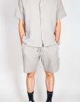Completo goffrato Jack&Jones featuring a short-sleeve shirt and shorts in a light, textured style.