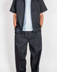 Completo Popeline manica corta Imperial - Nero, completo elegante in popeline nero per look casual.