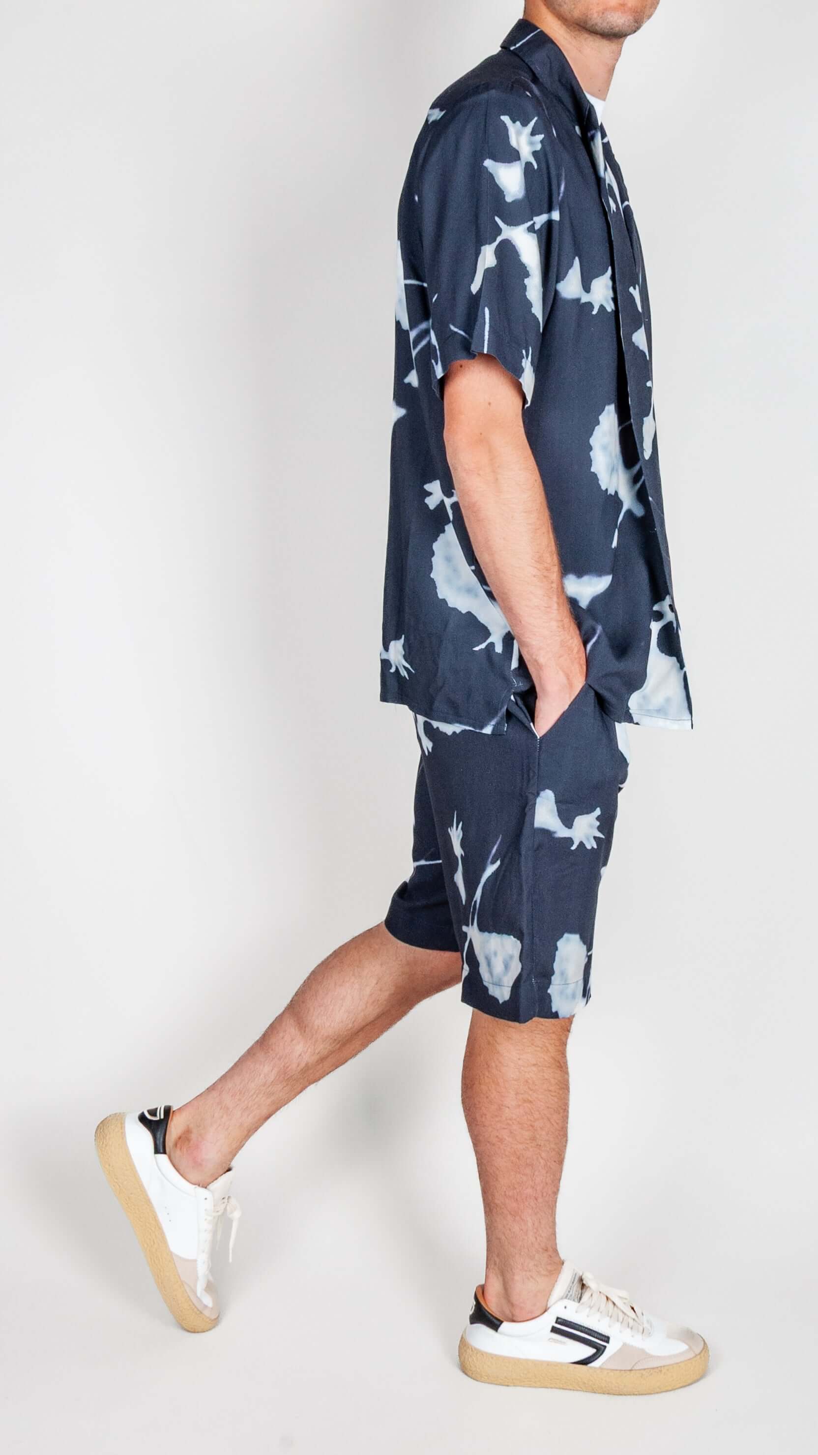Completo in viscosa outfit by Why Not Brand featuring a stylish shirt and shorts.