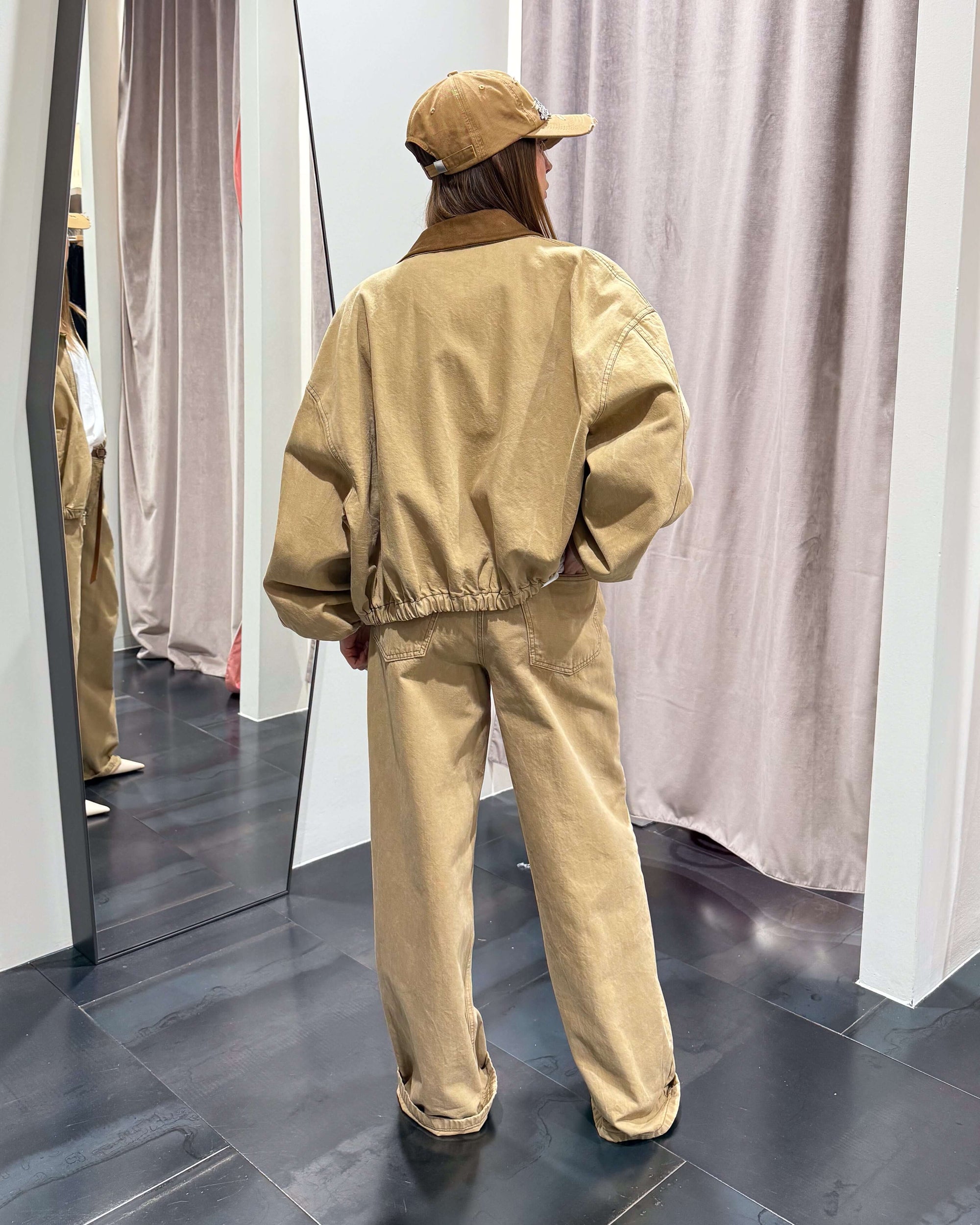 Giubbino Colletto Suede Motel Donna Art. MO1872