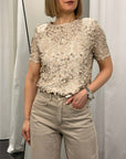 Maglia Rete Paillettes Tensionein Donna Art. S26X020CAMP