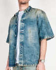 Overshirt Denim mezza manica I'm Brian Art. CA3653