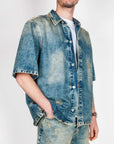 Overshirt Denim mezza manica I'm Brian Art. CA3653