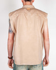 Overshirt smanicata in cotone I'm Brian Art. CA3654