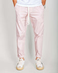 Pantalaccio 100% Cotone Leggerissimo 1921 Store Uomo Art. TENERIFE in soft pink fabric.