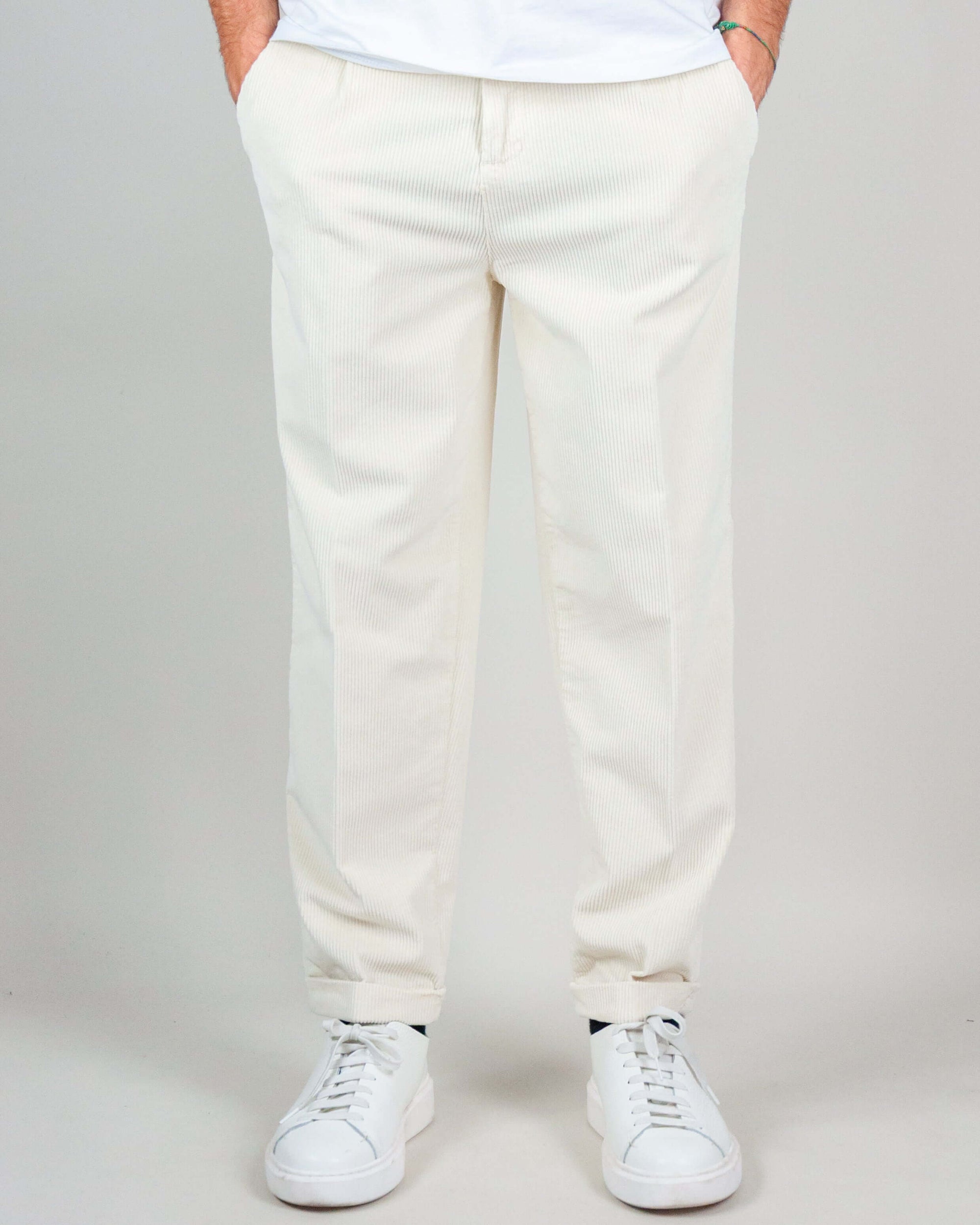 Pantalone Carrot Velluto Gianni Lupo Art. GN21782