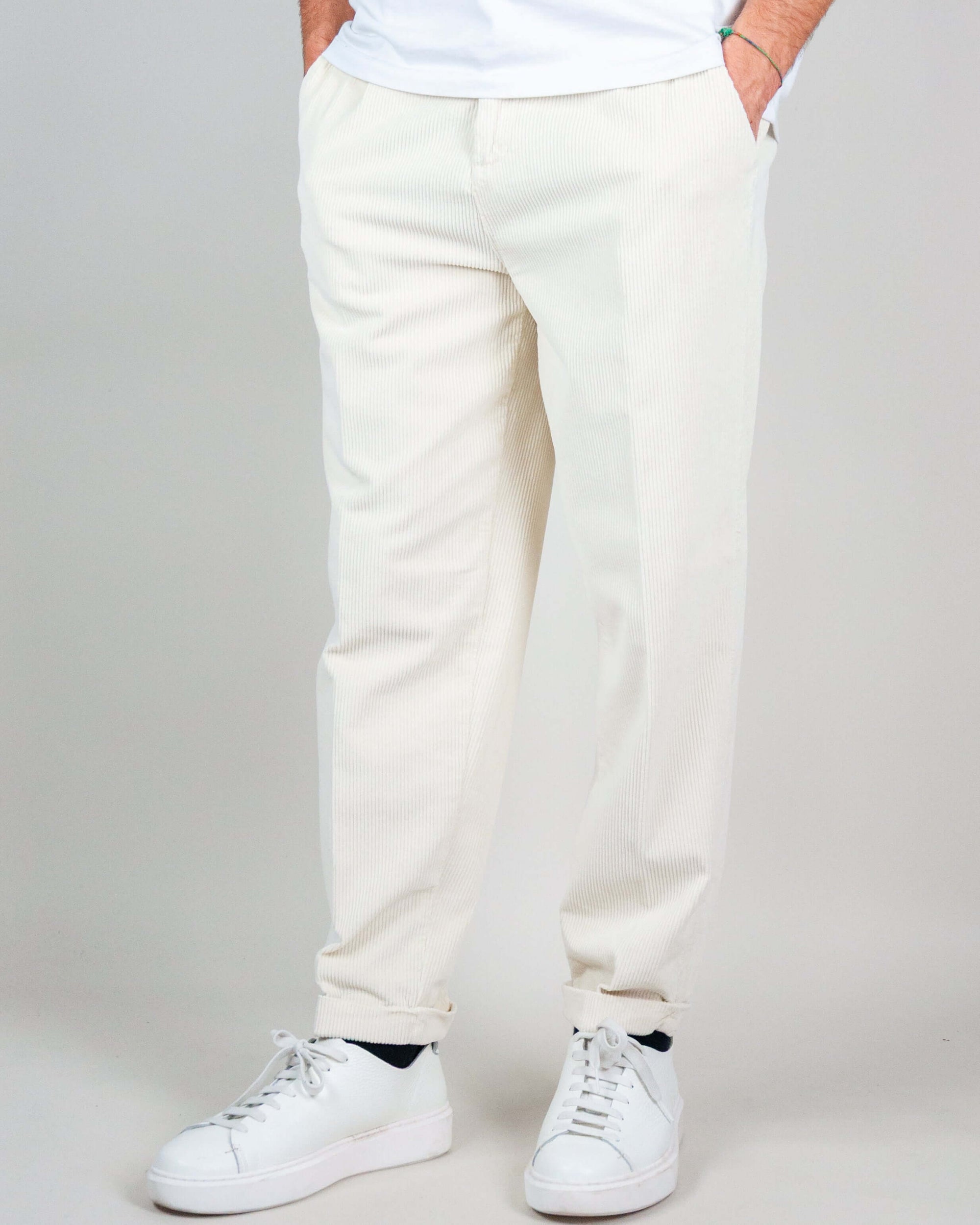 Pantalone Carrot Velluto Gianni Lupo Art. GN21782