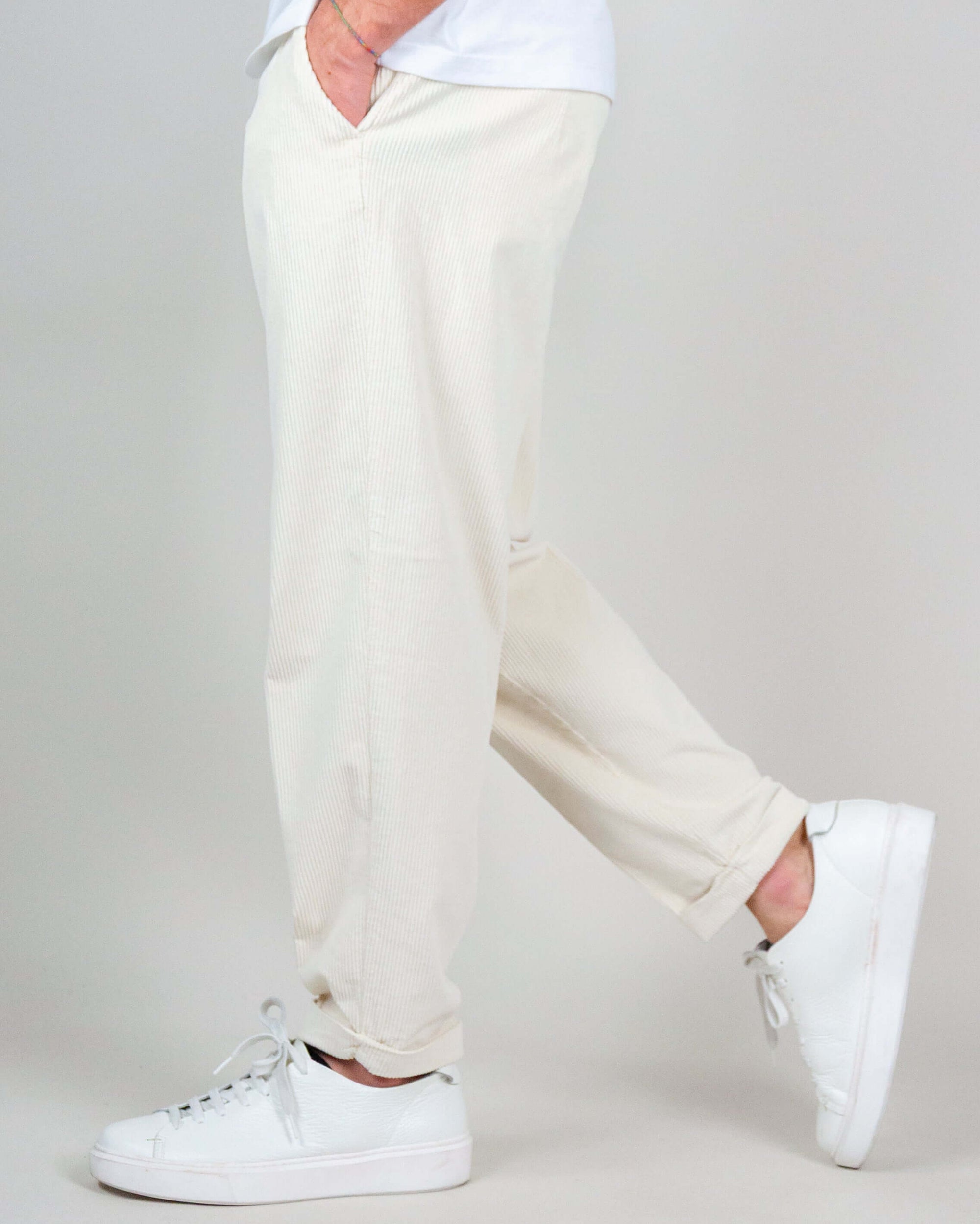 Pantalone Carrot Velluto Gianni Lupo Art. GN21782