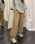 Pantalone Tascone Elastico Fondo Tensionein Donna Art. GB546