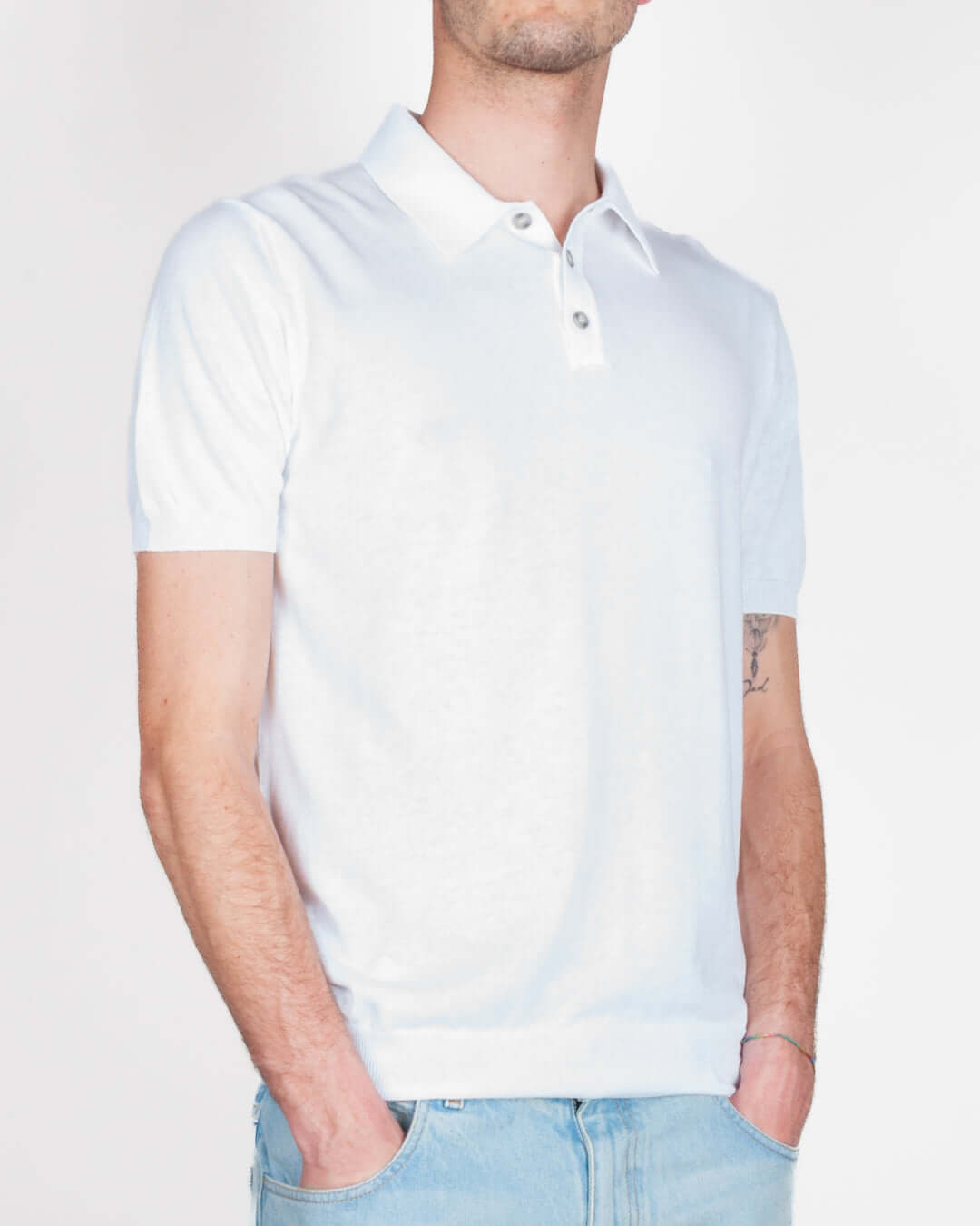 Polo con bottoni Retois manica corta puro cotone Art. 1.2106