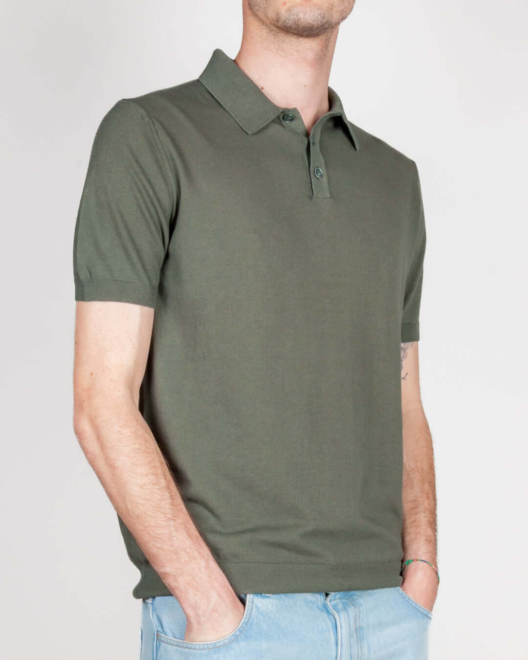 Polo con bottoni Retois manica corta puro cotone Art. 1.2106