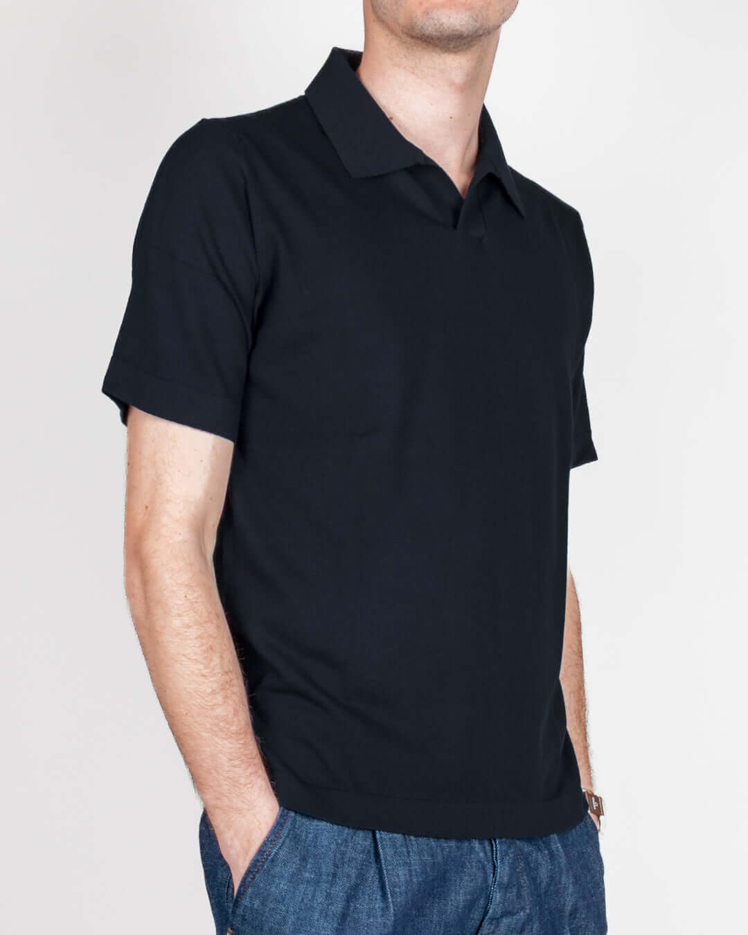 Polo collo derby Retois manica corta puro cotone Art. 1.6111